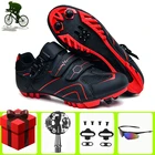 Кроссовки Sapatilha Ciclismo мужскиеженские, дышащие, для езды на горном велосипеде, полуботинки для гонок, самоблокирующиеся