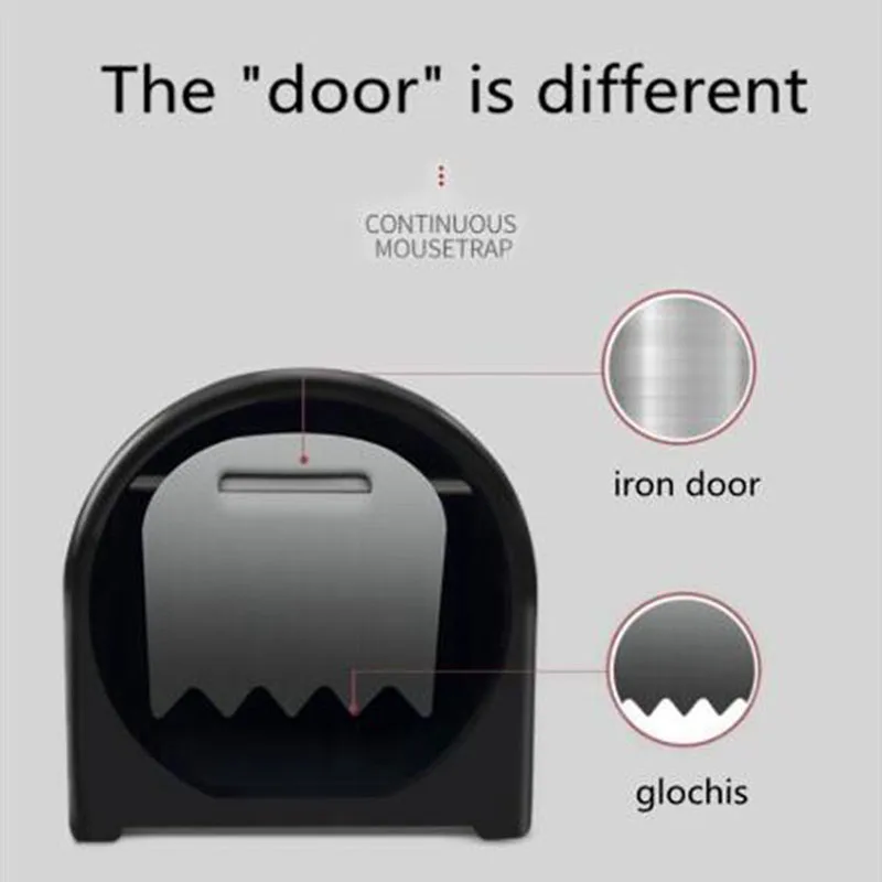 Многоразовая маленькая пластиковая ловушка для мыши борьбы с