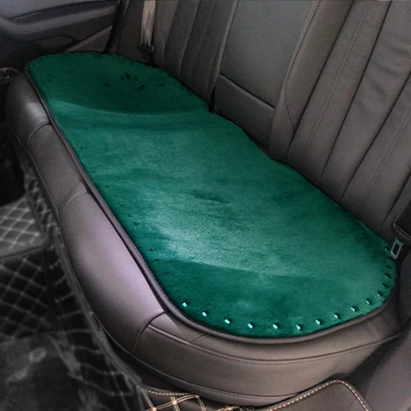 

Winter furry Car Seat Cover Square Cushion Universal Size Fit Auto, Chair and Armchair ,pearl seat cushion internal Accessories