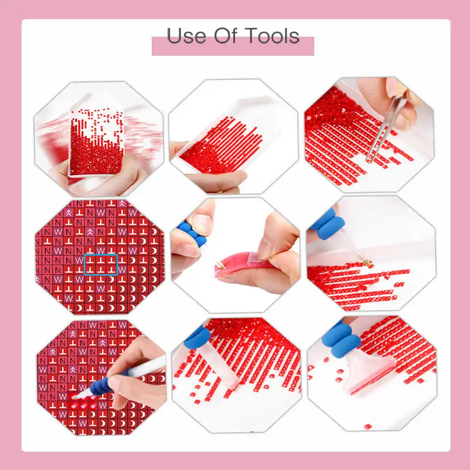 AZQSD Full Square Diamond Painting Scenery 5d Diy Rhinestones Pictures Embroidery Bicycle Wall Decor Hobbies And Crafts | Дом и сад