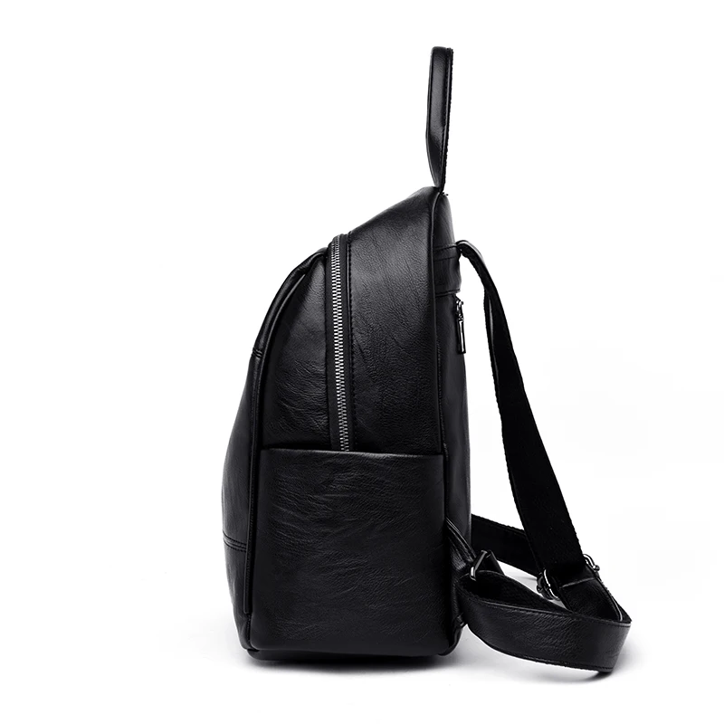 2020 новые женские роскошные рюкзаки из ПУ кожи Mochila Feminina простые на молнии Большие