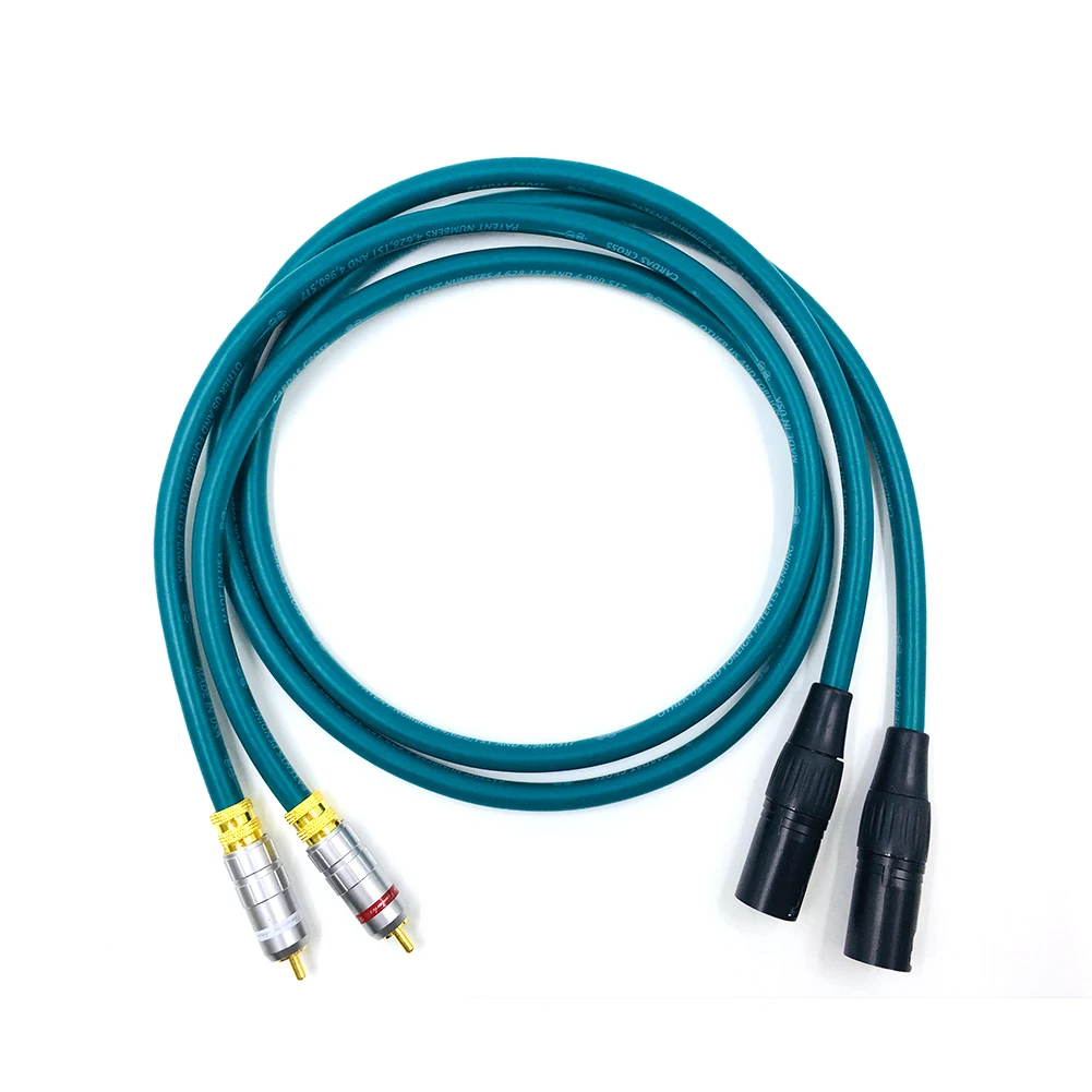 Кабель HiFi Cardas с Rca штекером на Xlr кабель 2 3 контактным для микрофона и