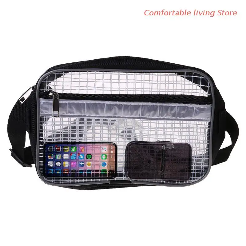 

Anti-Static Cleanroom Clear Tool Bag Full Cover Pvc For Engineer Waist Bag Fanny Pack