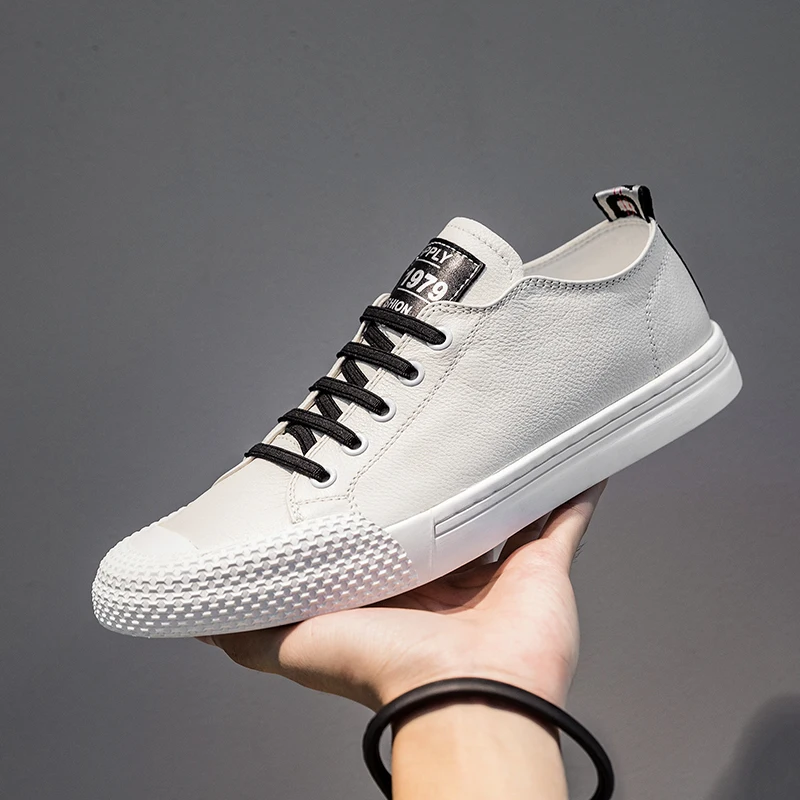 Мужская винтажная обувь ручной работы мужские кроссовки из натуральной кожи