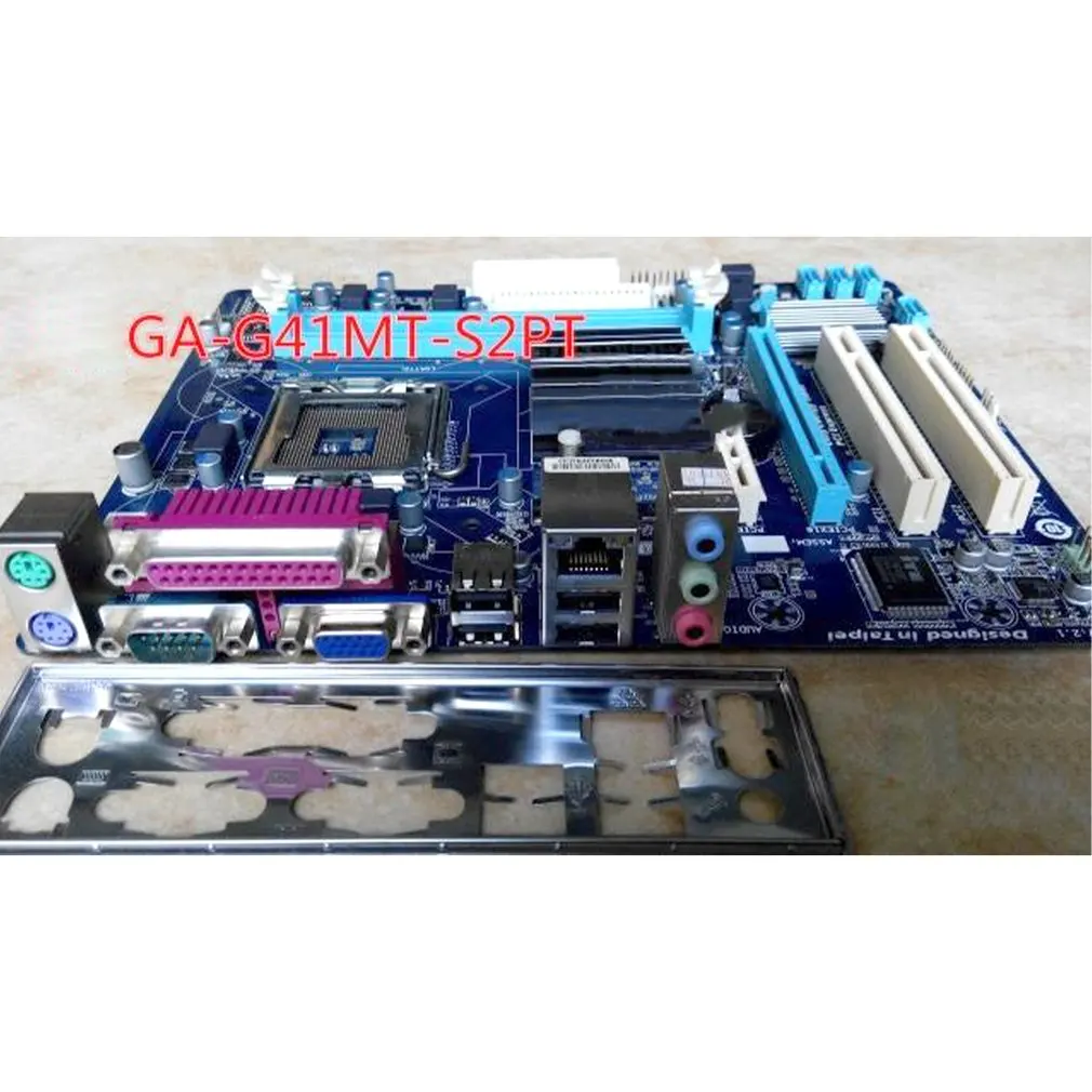 Десктопная материнская плата G41MT-S2 S2P S2PT десктопная G41 разъем LGA 775 для Core 2 DDR3 8G Micro
