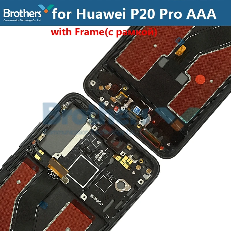 ЖК-дисплей Дисплей для huawei P20 Pro ЖК-дисплей Экран для P20 Pro CLT-L09 CLT-L29 CLT-AL00 CLT-AL01 ЖК-дисплей сборки Сенсорный экран планшета Тесты