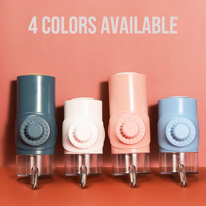 

Dog Water Dispenser Pet Automatic Drinking Bottle Feeder Hanging Cage Leak Proof Feeding Bottles for Puppy Cats Hamster Rabbit