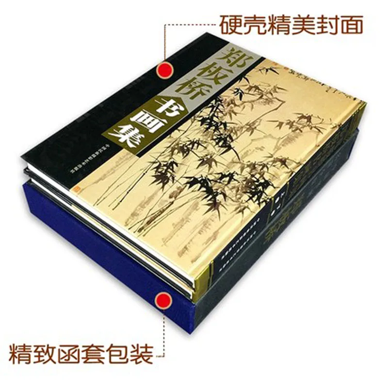 Goede 2 Stks/set Chinese Schilderkunst Boek Album Van Zheng Banqia Bamboe Orchidee Meester Borstel Inktkunst