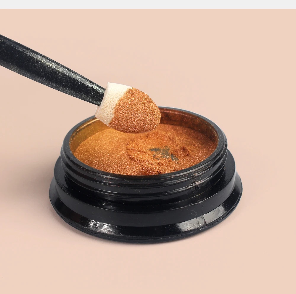 Lidan 1 коробка хром лак для ногтей порошок лазерное зеркало пылезащитный Декор