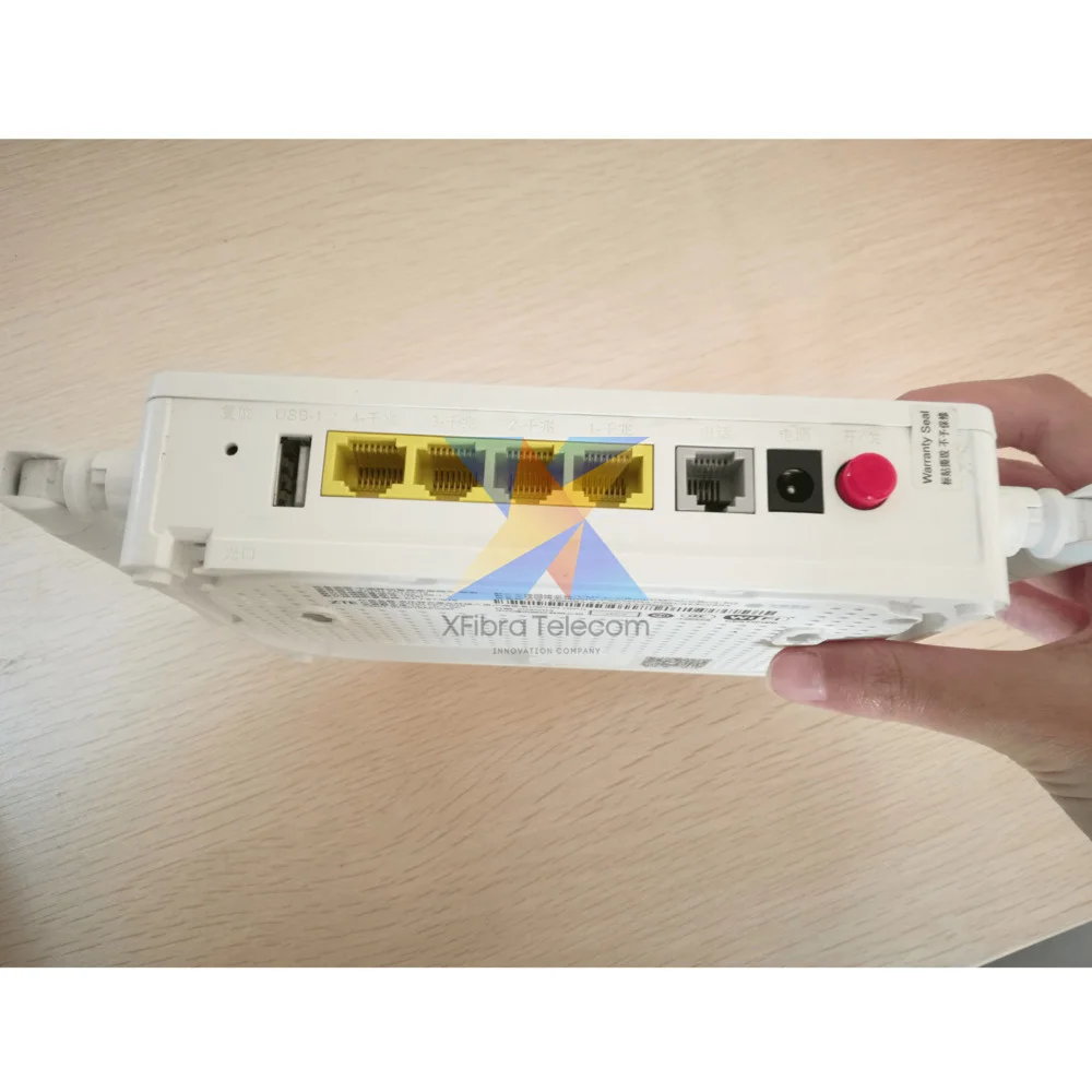 25/50 шт б/у ZTE F673AV9 /F673AV9A двухдиапазонный FTTH 4GE + 1tel 2USB Ac 5G WiFi Onu Gpon волоконный модем