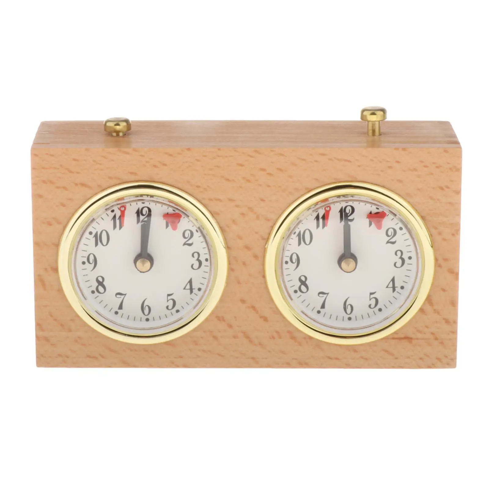 

Wooden Portable Chess Clock Professional Wind-Up Accs No Battery Needed