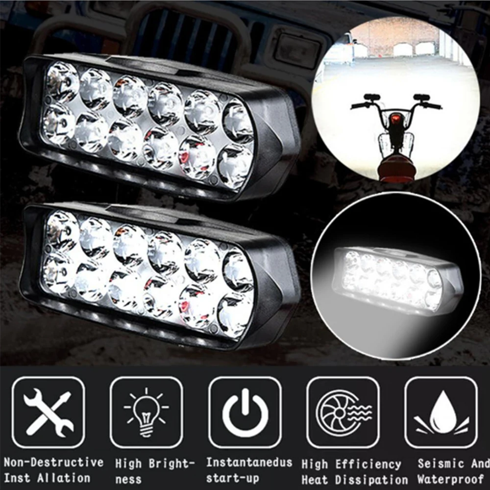 Мотоциклетные фары прожекторы мотоциклетные скутеры велосипедные