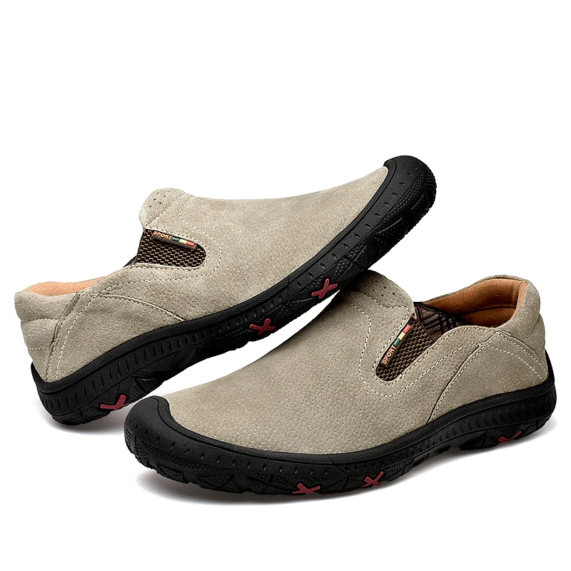 

Autumn and Winter Men's Boots Outdoor Fashion Genuine Leather Handmade Comfortable Casual Shoes High Quality Large Size38-48