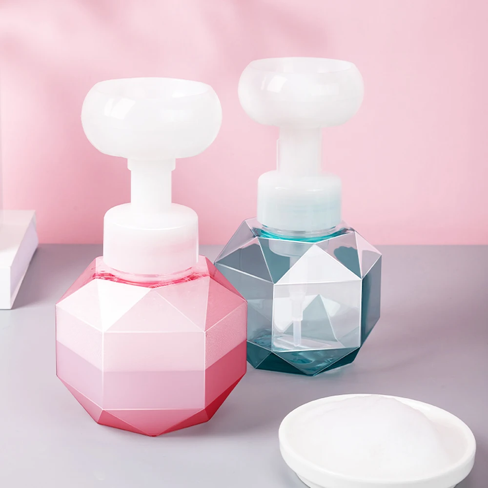 

Flower-Shaped Soap Dispenser Refillable Creatives Soap Containers Bubble Bottles For Facial Cleanser Lotion Shampoo DSD666
