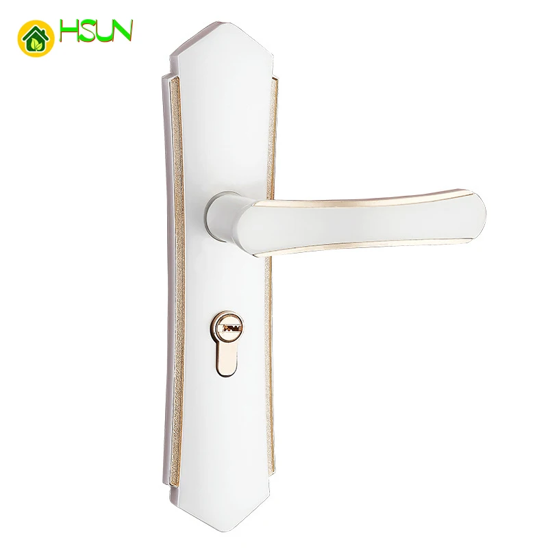 Европейская Межкомнатная дверная ручка для спальни механический дверной