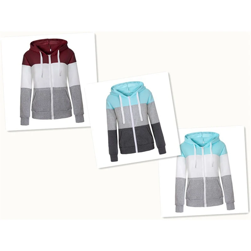 

Coat Jackets Plus Size Womens Zip Up Hoodies Ladies Hooded Casual Sweatshirt Top