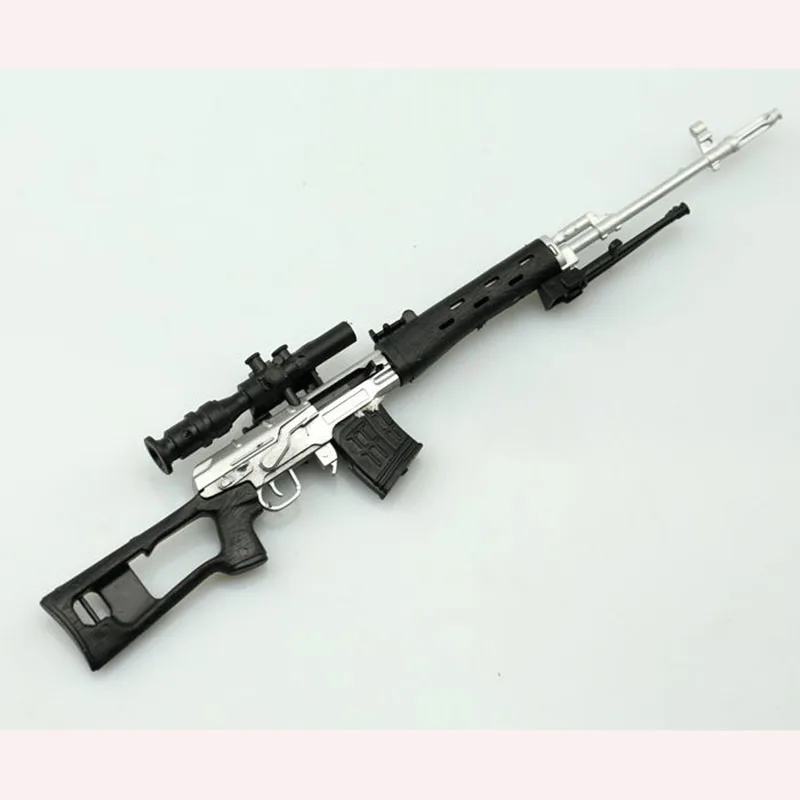 Русская снайперская винтовка в масштабе 1/6 солдат СВД собранная темно красная