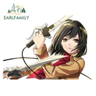 Наклейки для автомобиля EARLFAMILY, 13 см х 9,3 см, из аниме Атака Титанов, Mikasa
