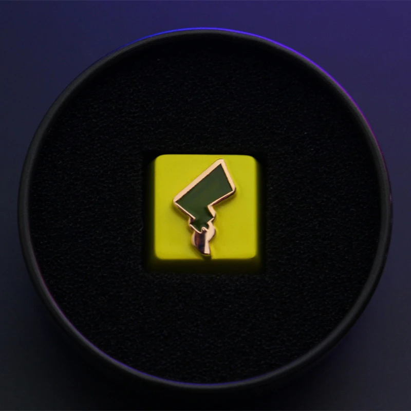 KeyStone Keycap 1 шт. креативные металлические механические клавиатуры Elves из