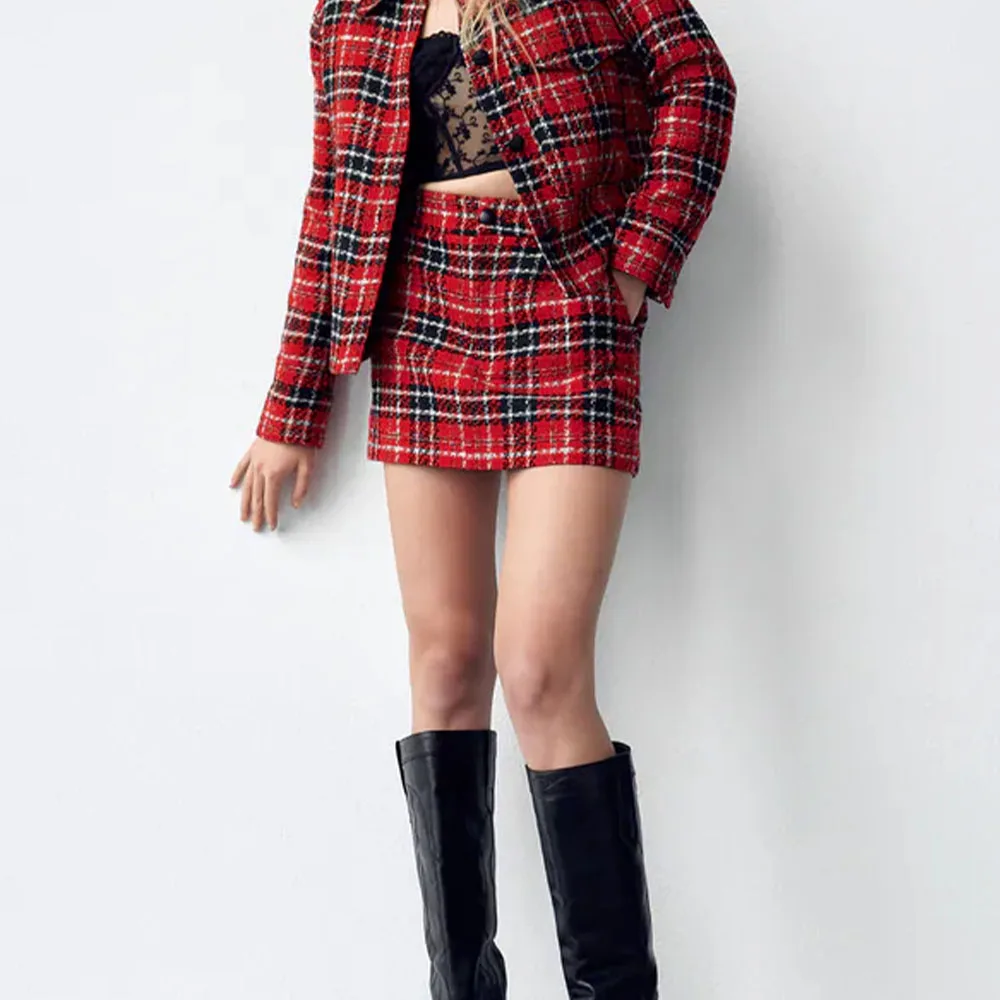 

Женские модные ретро шорты BM UR HM ZA, новые осенние женские повседневные универсальные шорты с высокой талией и боковым карманом, текстура hakama...