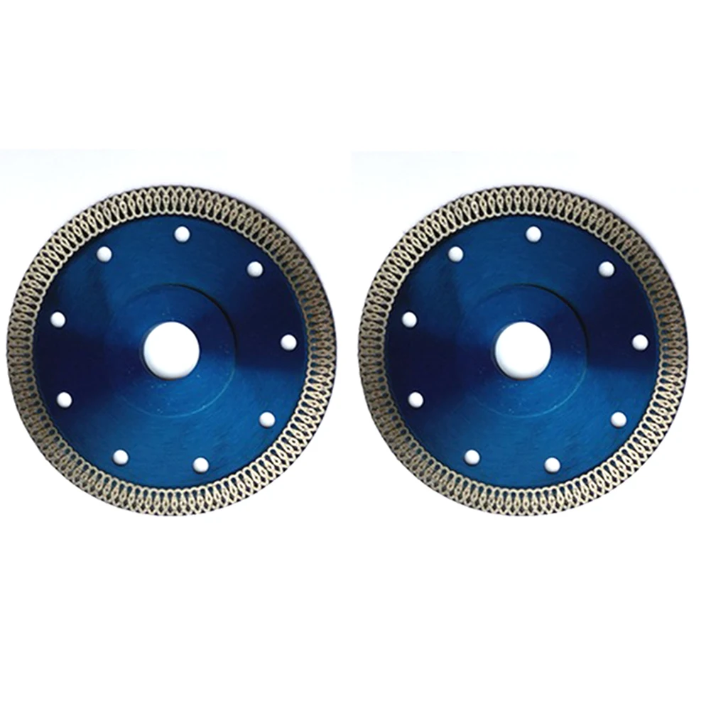 

4.5" Diamond Disc For Cutting Ceramics Porcelain Tiles Blue For curve cutting 2pcs