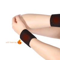 1 pair wrist brace support belt tourmaline self heating wrist guard magnetic therapy wrist brace bandage protector support belt