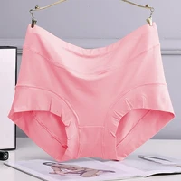 plus size women modal panties soft cotton sexy mid waist underwear women ultrathin breathable underpants 45 110kg