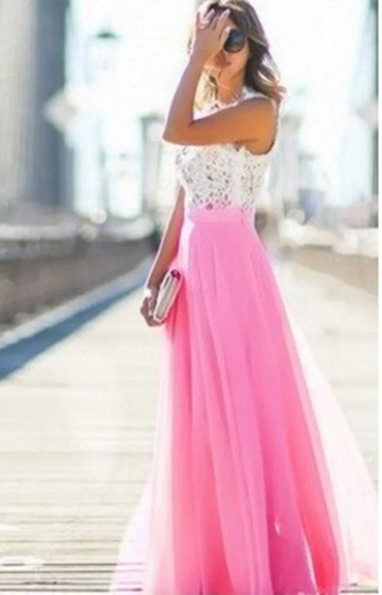 Розовое кружевное платье офисное женское летнее макси без рукавов вечерние