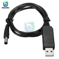 usb power boost line dc 5v to 9v step up module usb converter adapter cable 2 1x5 5mm dc plug 1m length