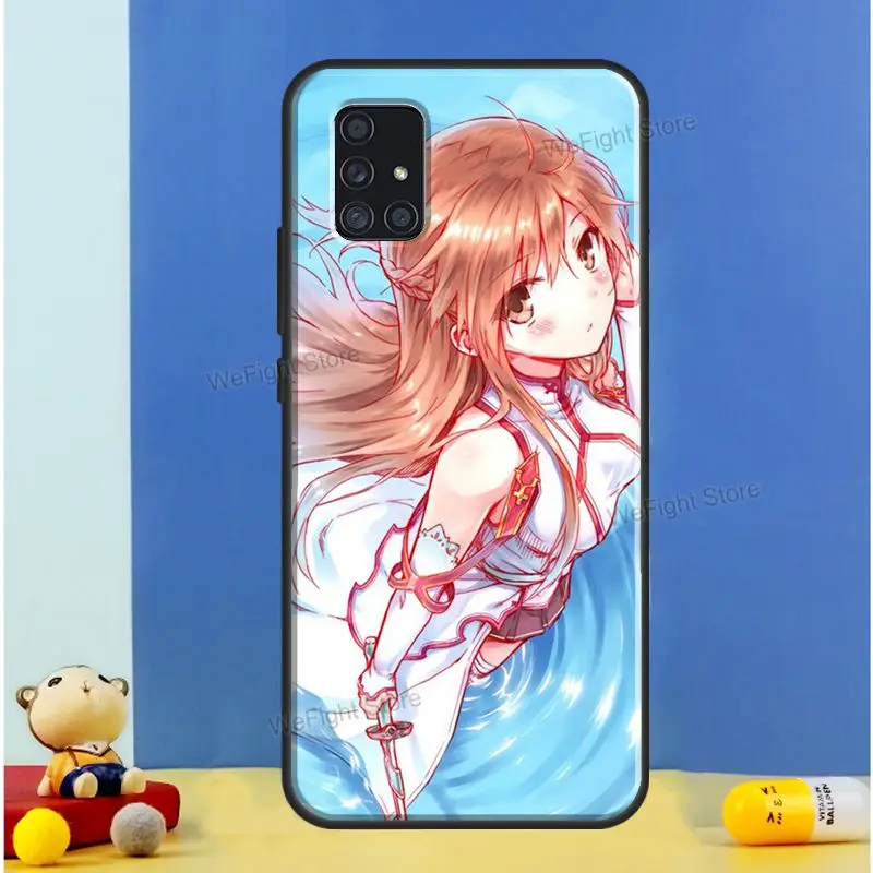 Yuuki Asuna чехол для Samsung Galaxy A31 A51 A71 A11 A50 A70 A10 A30S A40 A20e A21S M31 M30S Coque | Мобильные телефоны и