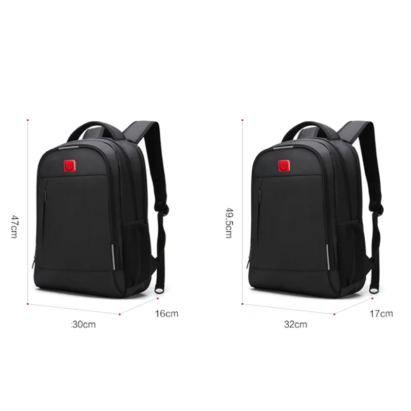 Классический рюкзак для мужчин и женщин с отделением ноутбука 15-17 дюймов