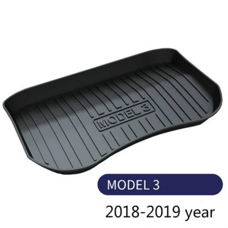 Водонепроницаемый резиновый коврик для багажника Tesla модель 3 2018 2019 года| |