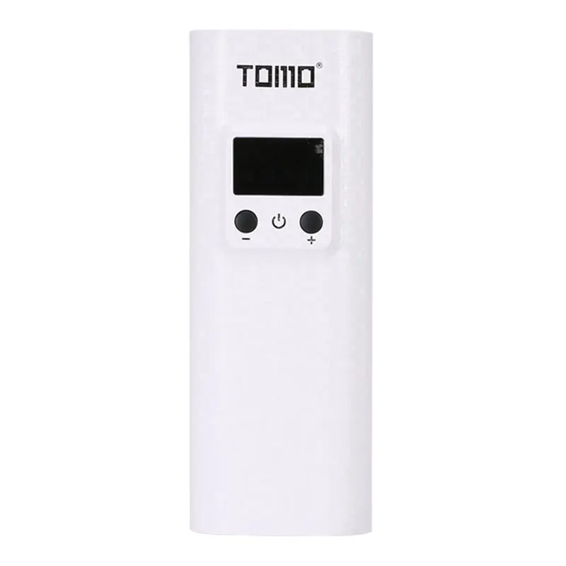 18650 зарядное устройство светодиодный фонарик powerbank батарея чехол для хранения умный дисплей TOMO Q2