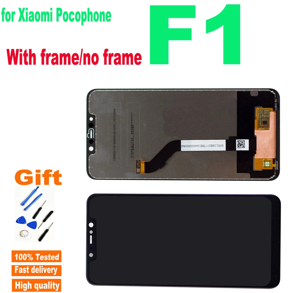 Оригинальный сменный ЖК дисплей 6 18 дюйма для Xiaomi Poco F1 дигитайзер сенсорного
