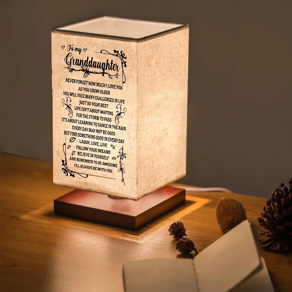 Лампа для чтения моей внучки напечатанная со значимым содержанием благословения