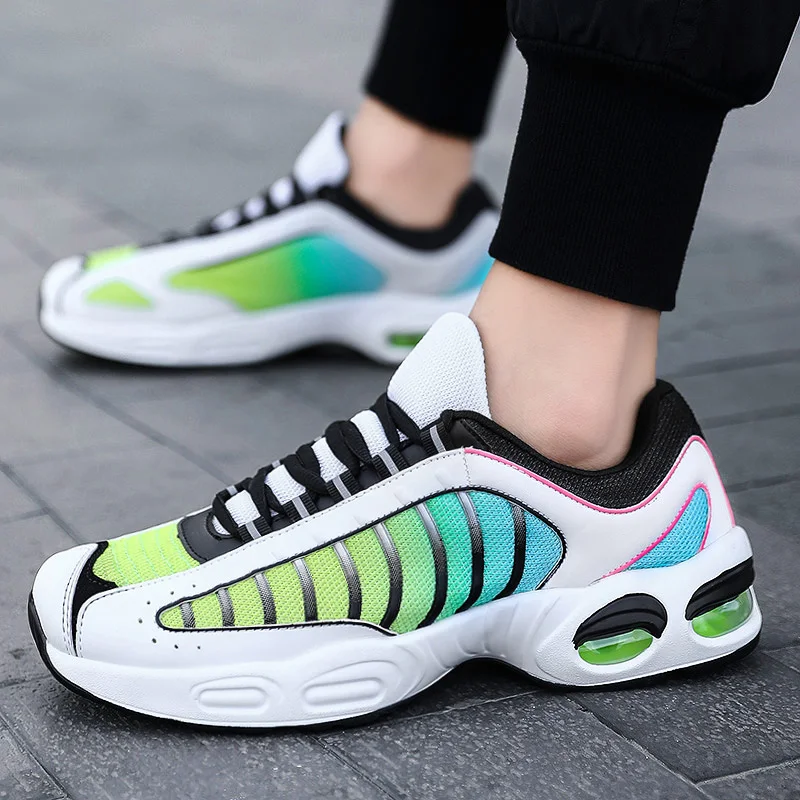 

Fashion Air Cushion Running Shoes For Men Outdoor Casual Sports Footwear Breathable Gym Male Sneakers Trainners Zapatos Hombre