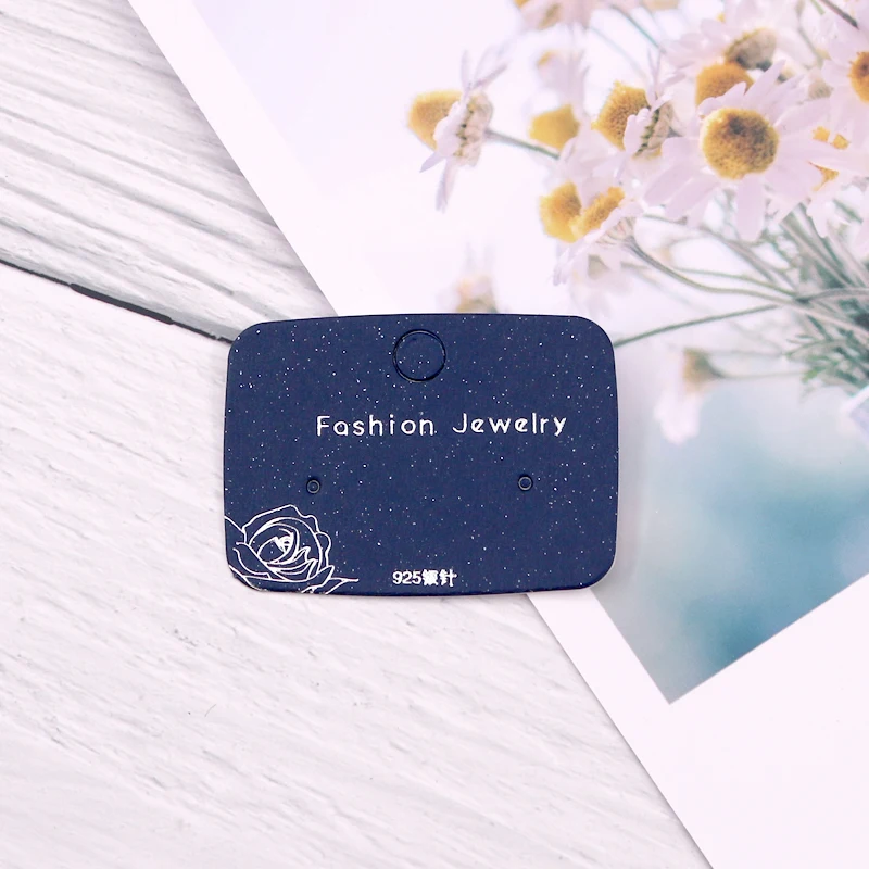 Новинка 2020 бирка для упаковки ювелирных изделий в уши серьги картонные украшения