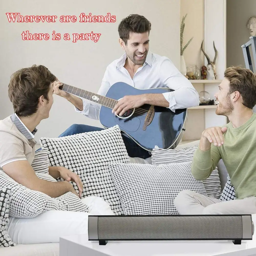 Саундбар для телевизора беспроводная стереоколонка с поддержкой Bluetooth Hi Fi