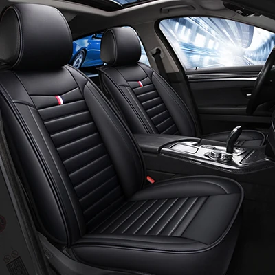 black no pillow Кожаный чехол на автомобильное сиденье для jeep grand cherokee Cherokee Renegade compass все модели автомобильные аксессуары - Название цвета: black no pillow