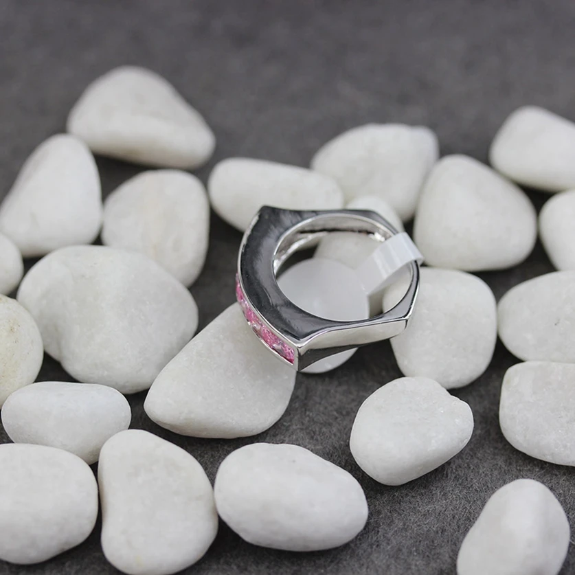 Обручальные кольца flenz Esme рок для женщин аксессуары одежды розовый кубический