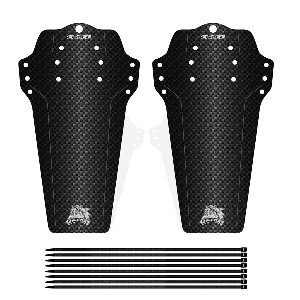 

2Pcs MTB Bike Mudguard Carbon Fiber Color Front/Rear Universal Mudguard Cycling Fenders Rear Mud Guard Wings For Road Bicycle