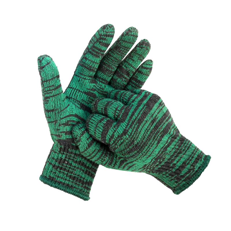 Фабричные дешевые оригинальные вязаные строительные перчатки из натурального