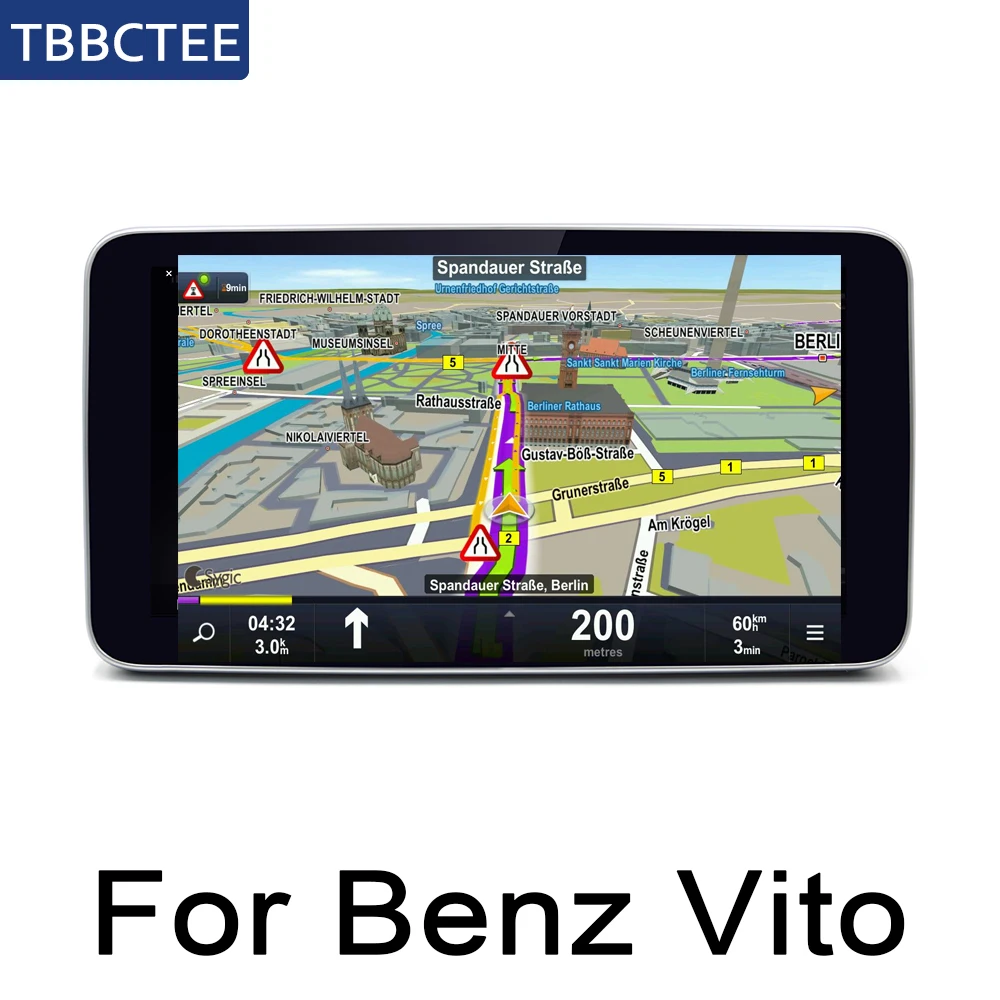 Автомагнитола для Mercedes Benz Vito 2015-2019 Android GPS мультимедийный плеер стерео HD экран