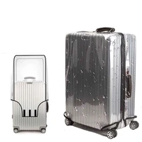 transparent pvc luggage cover waterproof trolley suitcase dust cover dustproof travel accessories