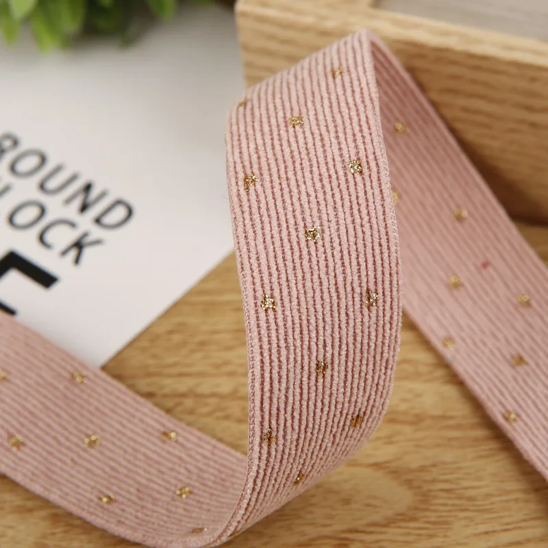 Хлопковая Вельветовая ткань золотые бронзирующие точки 40 25 10 мм для рукоделия