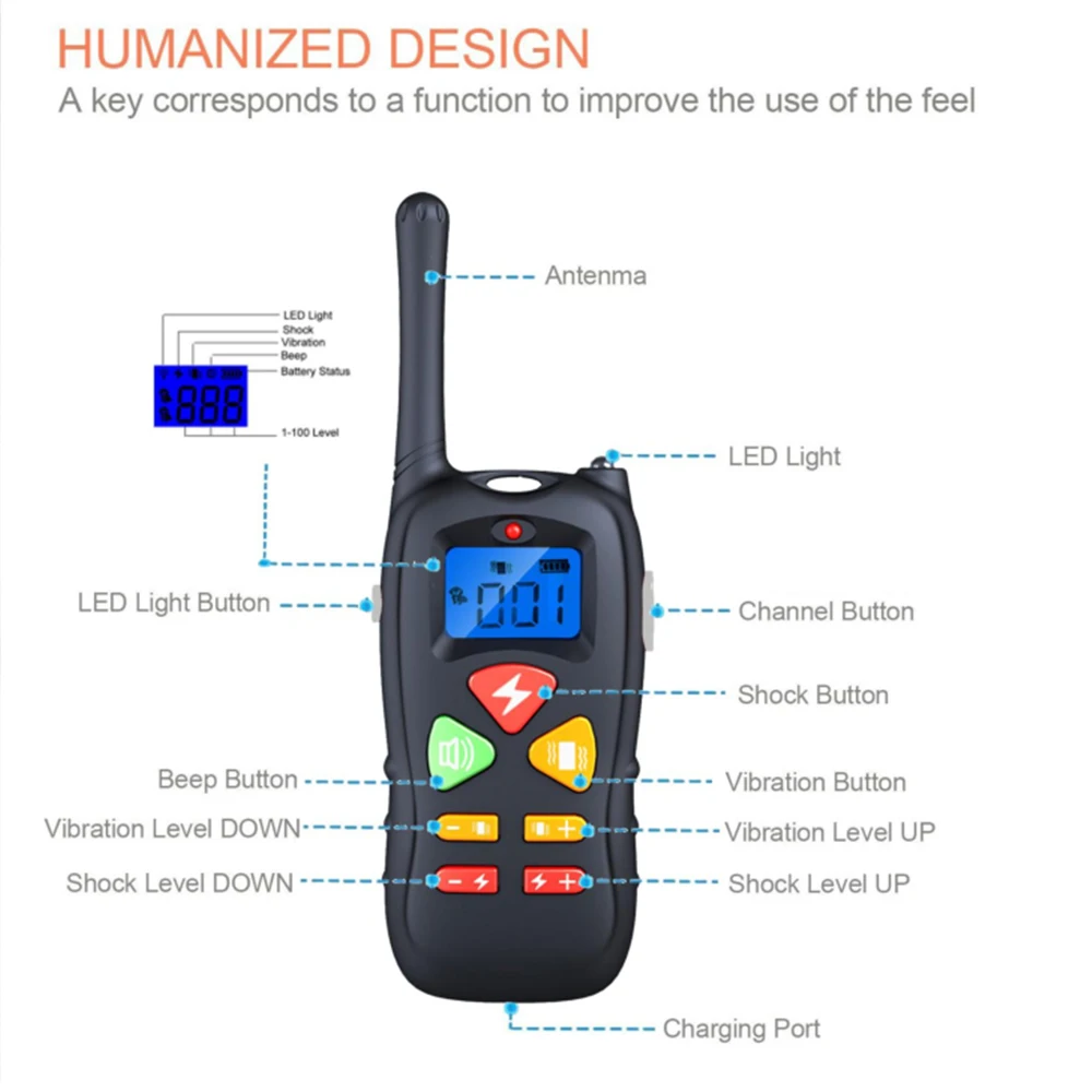 пультом электронный ошейник для дрессировки собак перезаряжаемый
