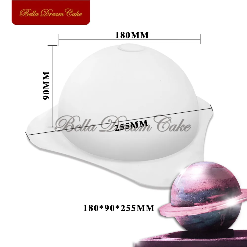 3D полусфера силиконовая форма для Мусса творческий заливки шоколада
