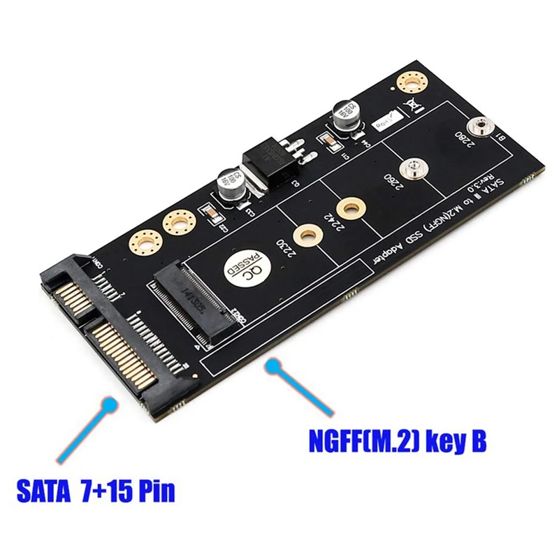 M.2 Ngff Ssd для Sata 2 5 интерфейс Usb 0 плата адаптер конвертер карта с 3 кронштейн