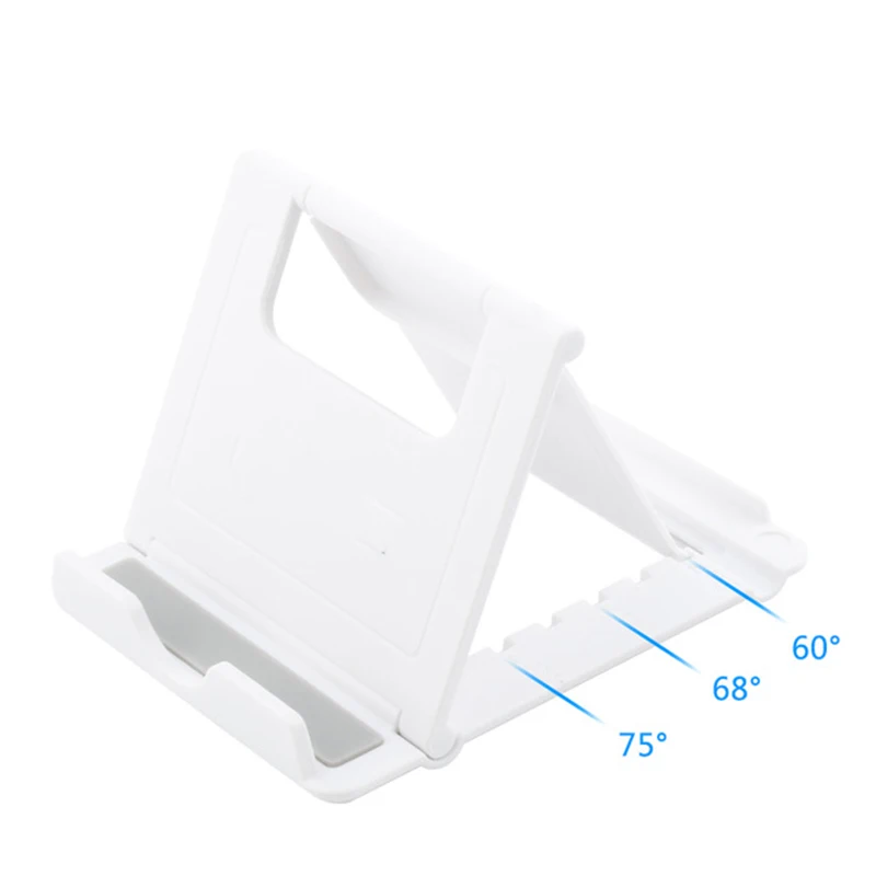 

For IPad Samsung IPhone Mini Universal Smartphone Mobile Phone Bracket Adjustable Foldable Cell Phone Tablet Desk Stand Holder