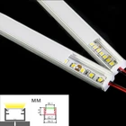 Светодиодный светильник, 12 В постоянного тока, 50 см, 20 дюймов, 2 Вт, 6 Вт, 9 Вт, 9 мм, с U-образным пазом